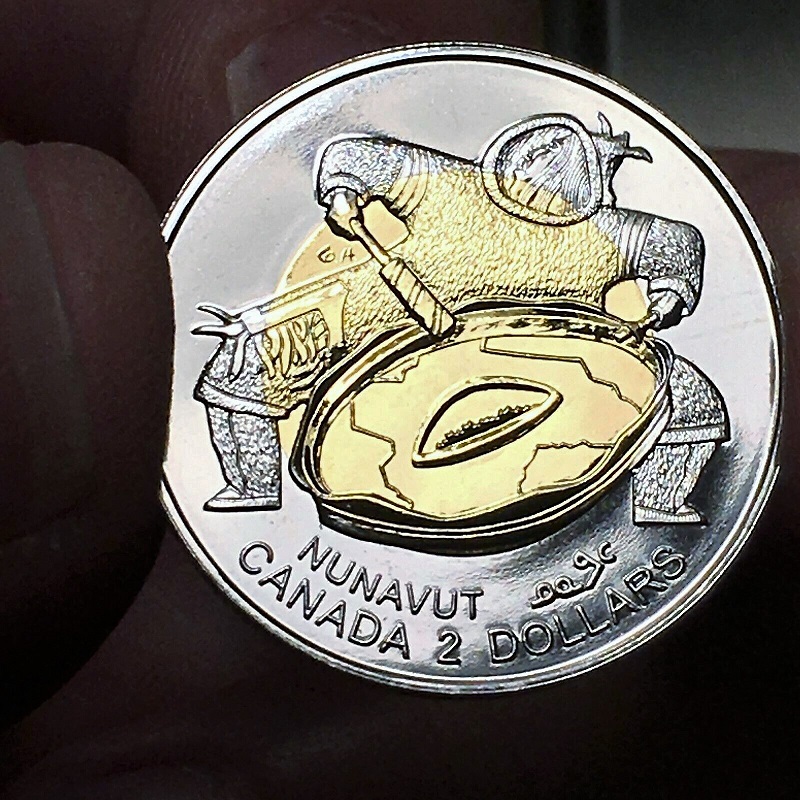 1999-Canada-$2-Nunavut-Specimen-Mule?-Value?