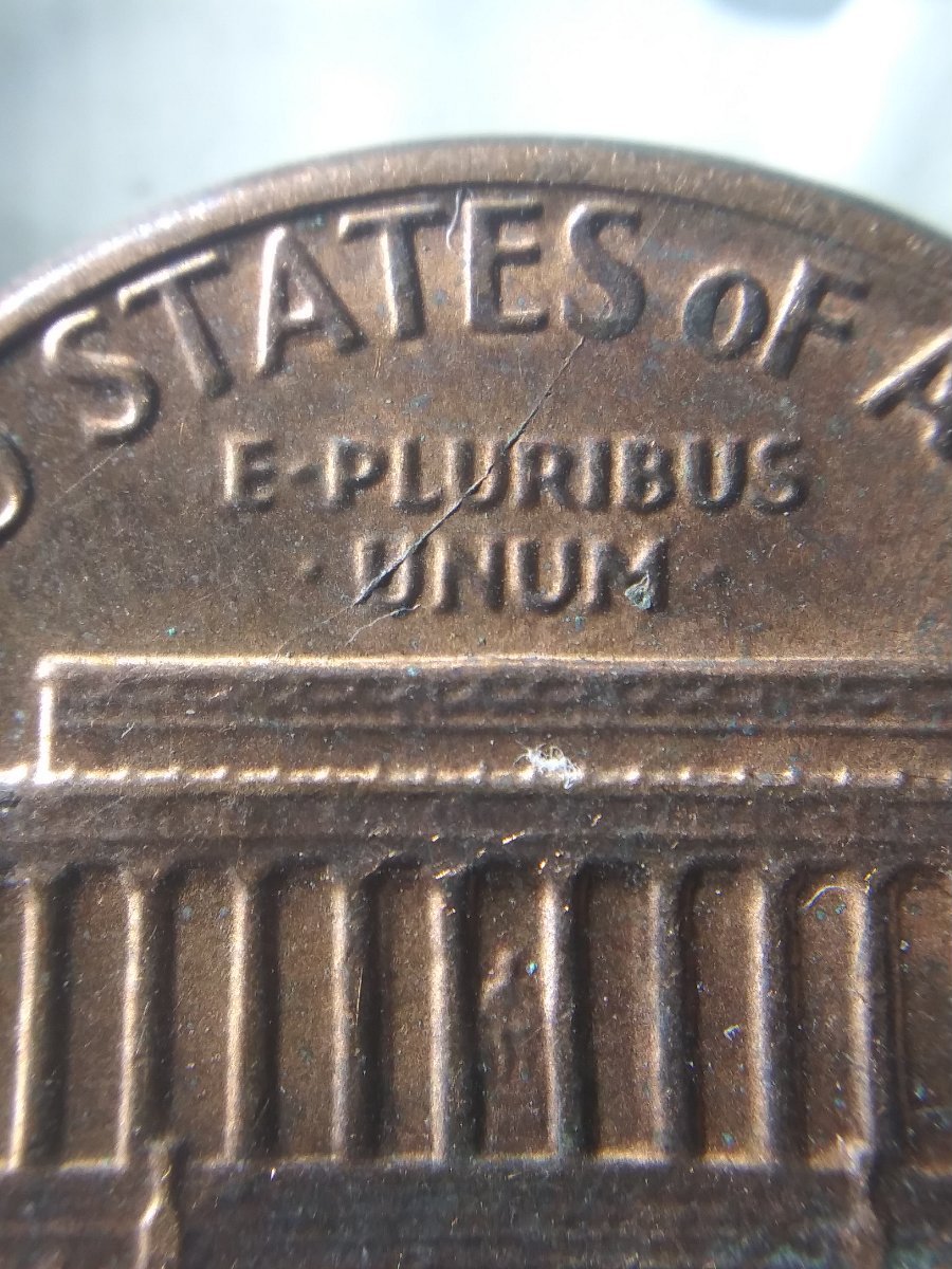 1984-P-Lincoln-Rim-To-Rim-Die-Crack-And-A-Second-One-In-The-C-In-Cent