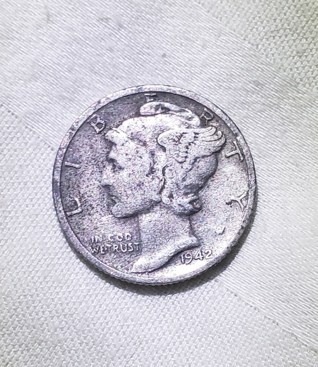 Latest-Mercury-Dimes-1942-D/1945