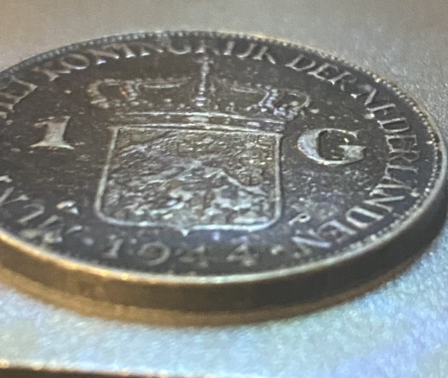 1944-Netherlands-1-Gulden-Coin-Error-Or-Environmental?