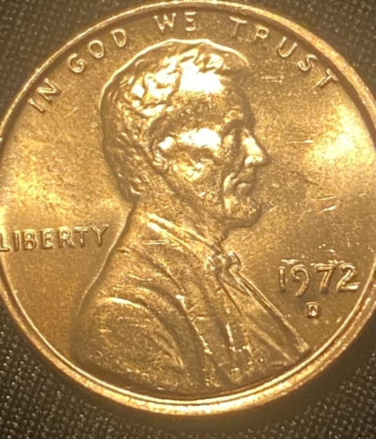 1972-D-DD-BU-Penny,-Machine?-Doesn't-Look-As-Uniform-And-Flat