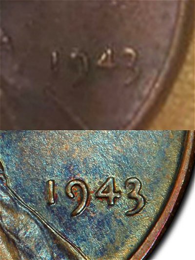 Help-For-A-Copper-Penny-1943-Authentification