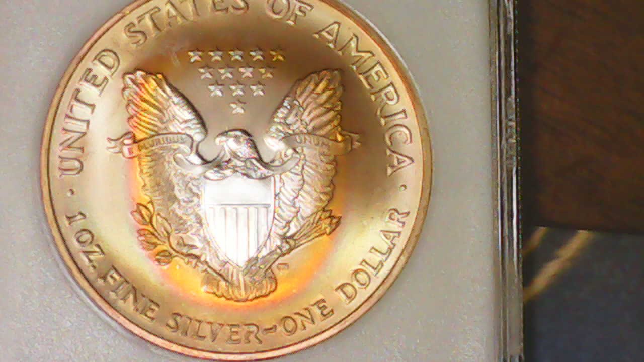 2004-W-American-Silver-Eagle---Beautiful-Rainbow-Toned--MS-70,-Would-You-Buy-Another?