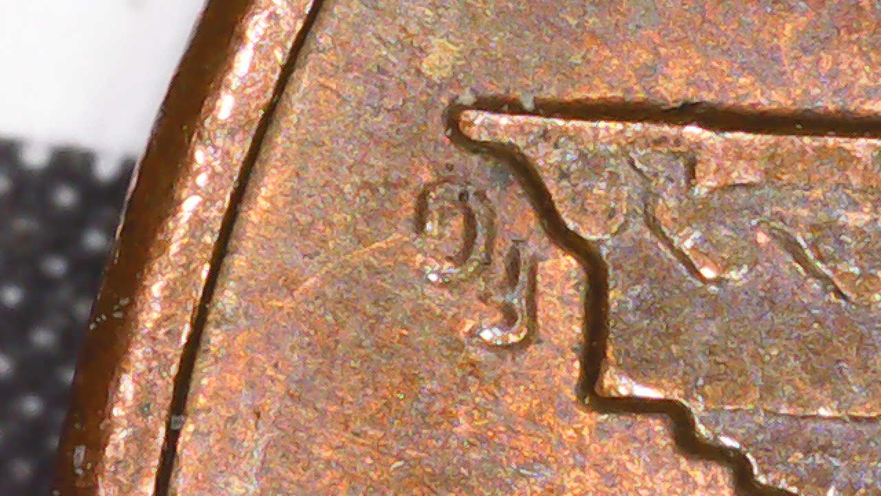 1988-Penny-With-Possible-1989-RDV-006-Transitional-FG-Die-Error
