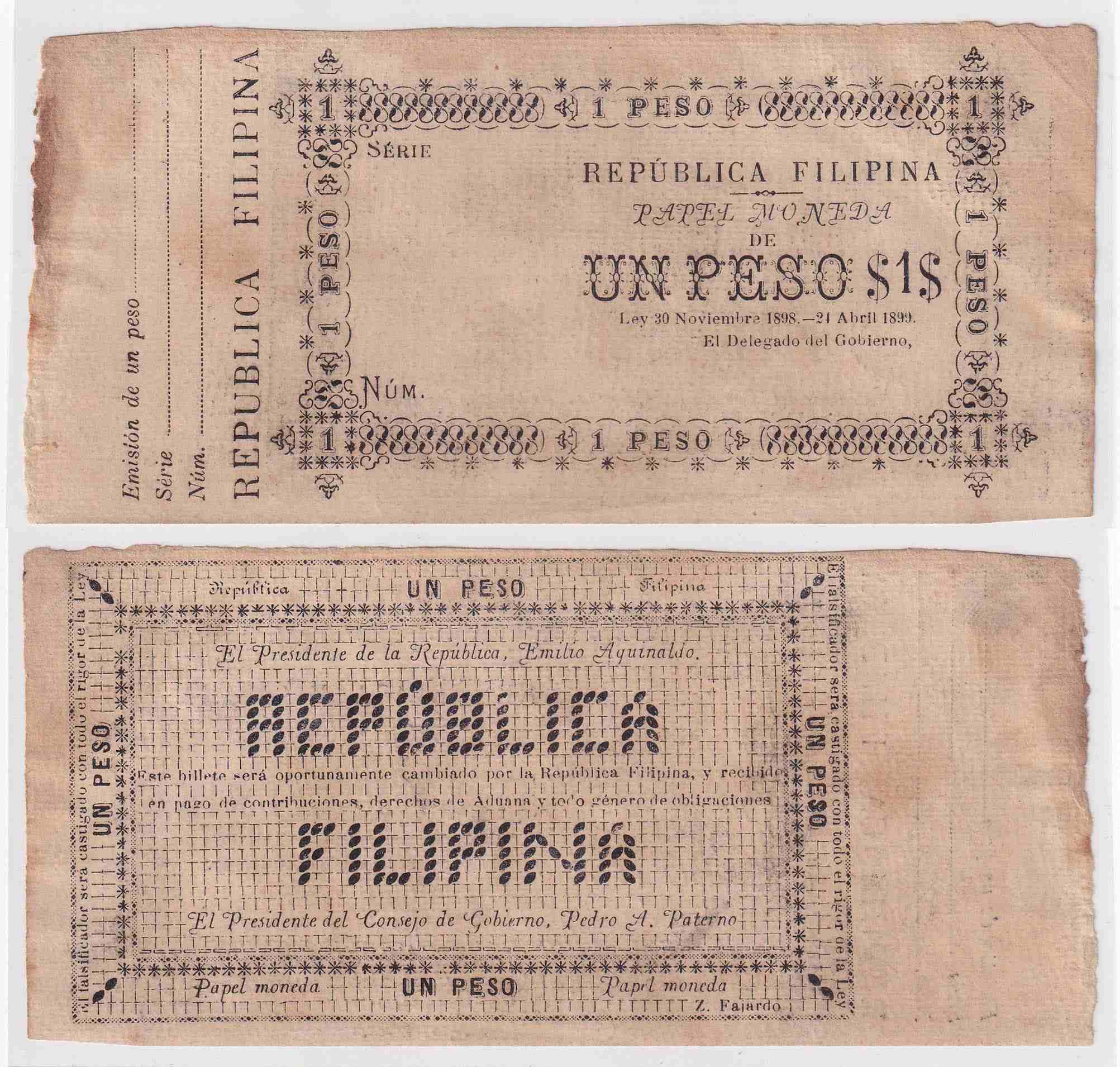 Philippine-Revolutionary-Banknote-1898-1899