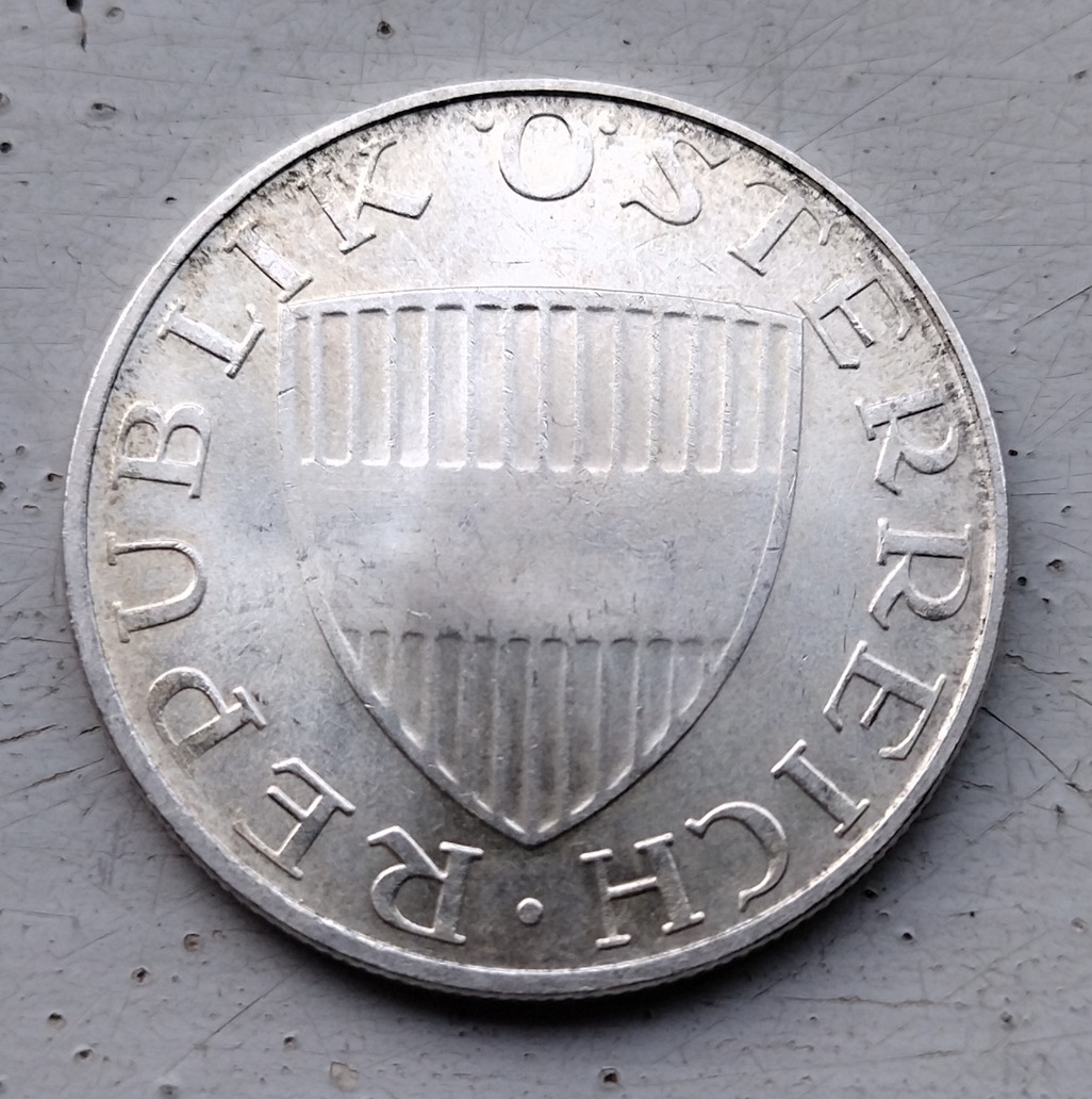 Silver-10-Schillings-1973-Austria---Heavier-Weight