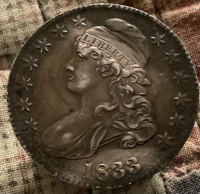 1833-Capped-Bust-Half-Dollar-For-Grading
