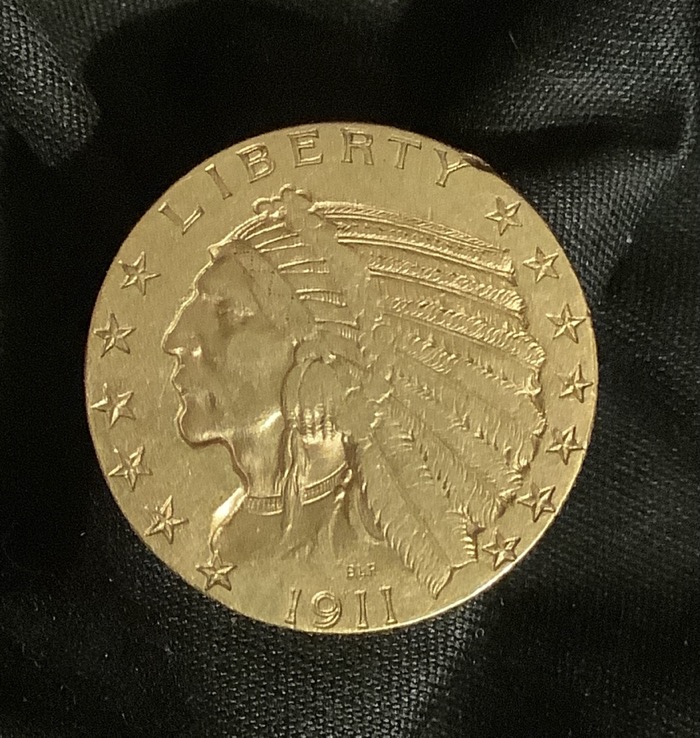 1911-$5-Indian---Would-This-Straight-Grade