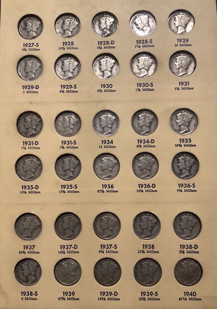 Mercury-Dimes---The-Coin-And-Currency-Institute-Album