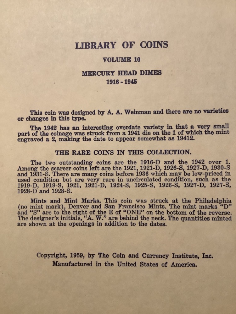 Mercury-Dimes---The-Coin-And-Currency-Institute-Album