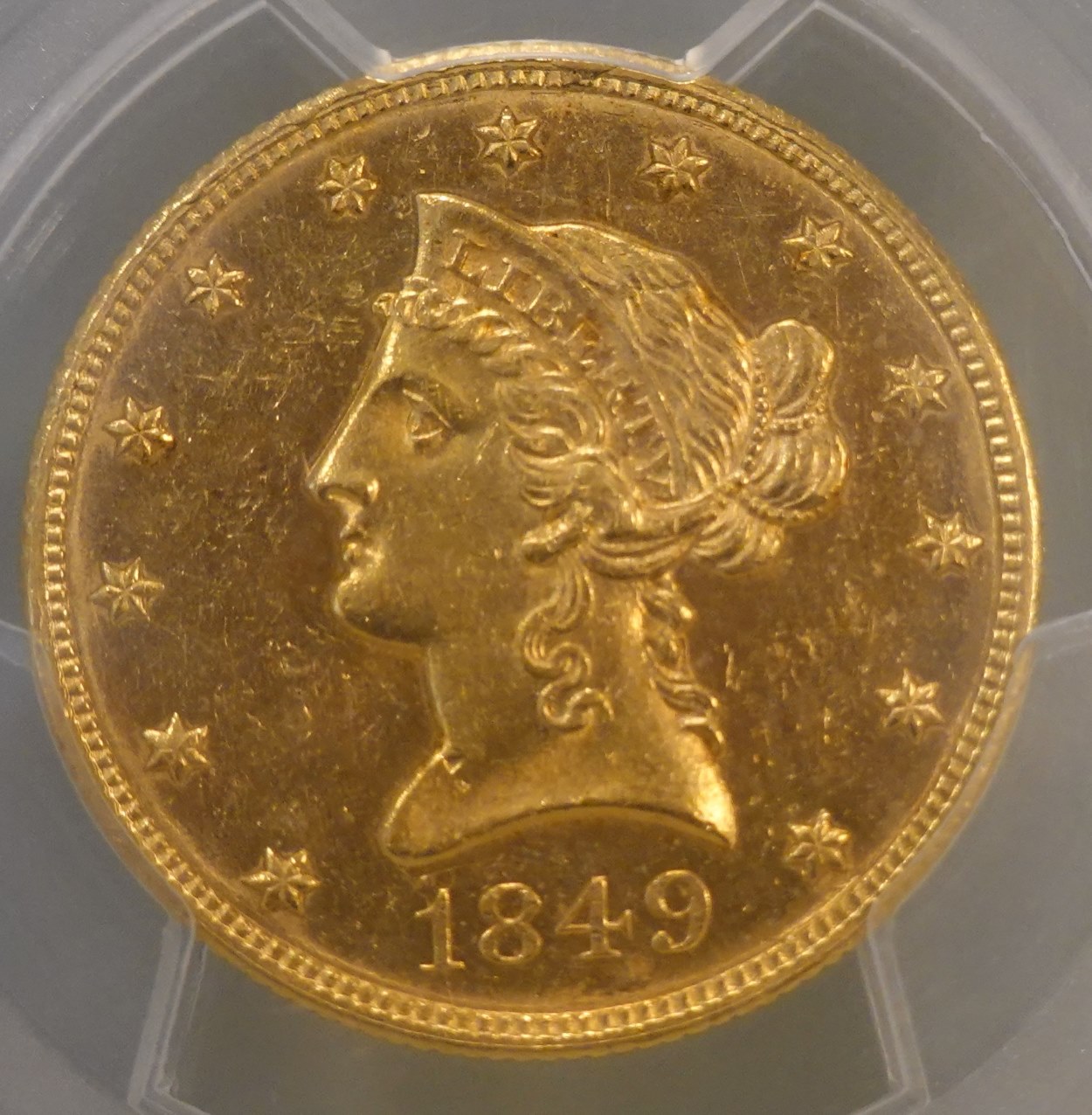 1849-Coronet-Eagle-PCGS-Vs-You