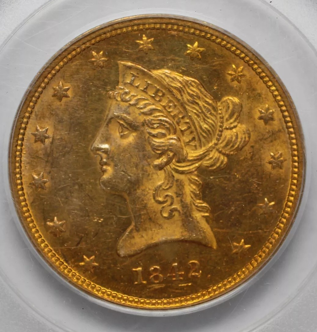 1842-Coronet-Eagle-PCGS-Vs-You-Not-My-Coin