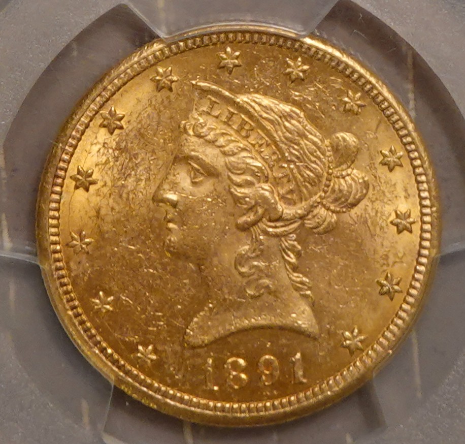 1891-CC-Coronet-Eagle-PCGS-Vs.-You
