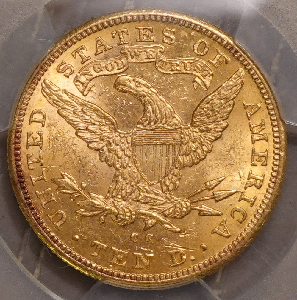 1891-CC-Coronet-Eagle-PCGS-Vs.-You