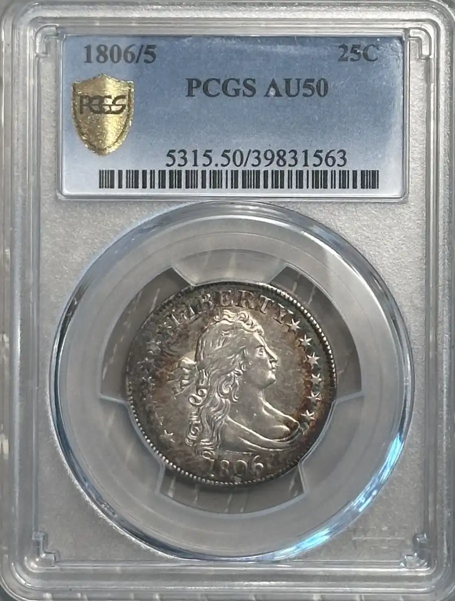 1806-6/5-Draped-Bust-Quarter-You-Vs-PCGS