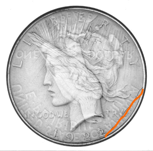 1922-P-Peace-Dollar-Opinion-On-Struck-Thru