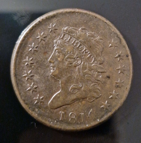 1814-Large-Cent-For-Grading