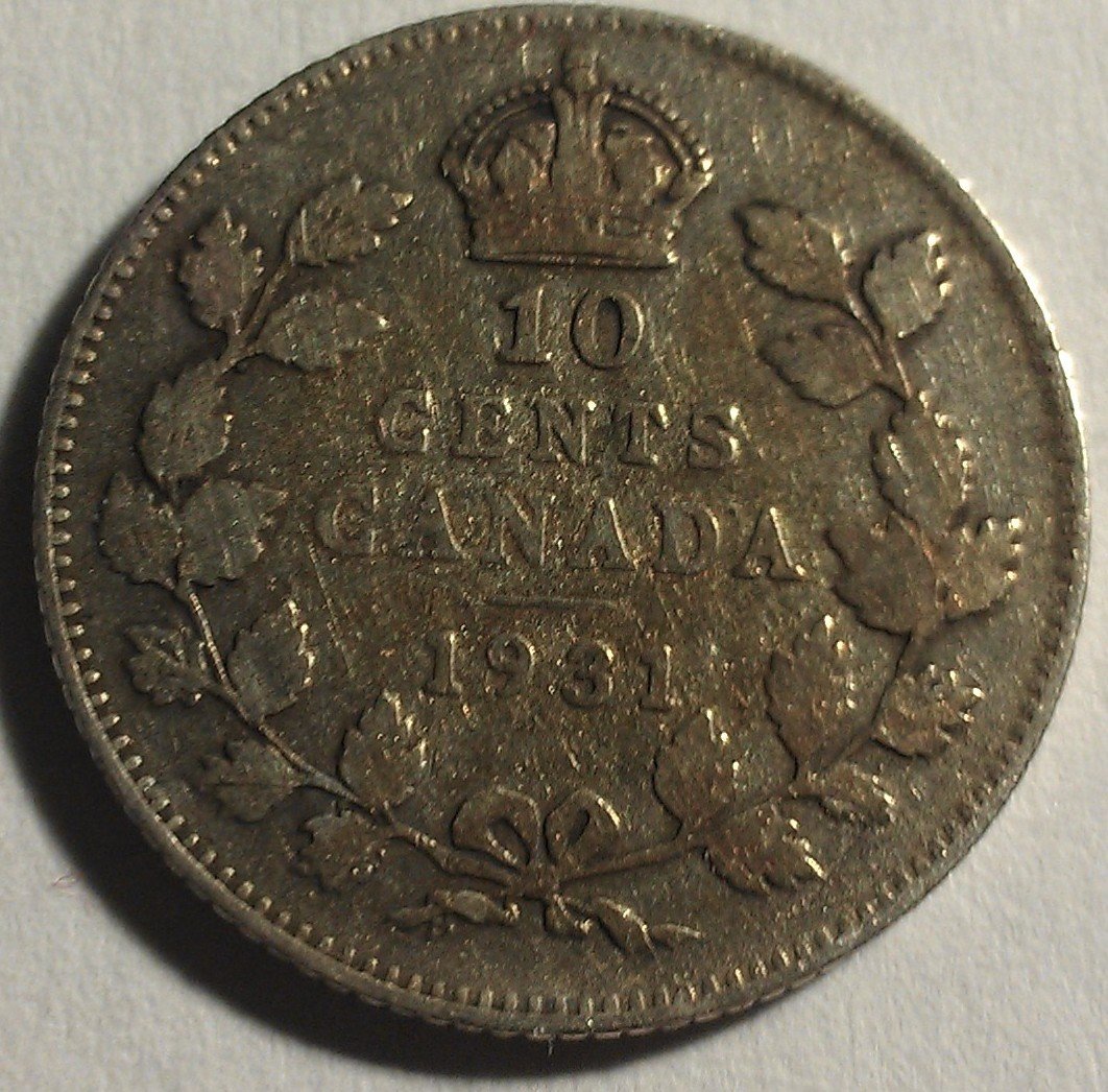 1931-George-V-10-Cents