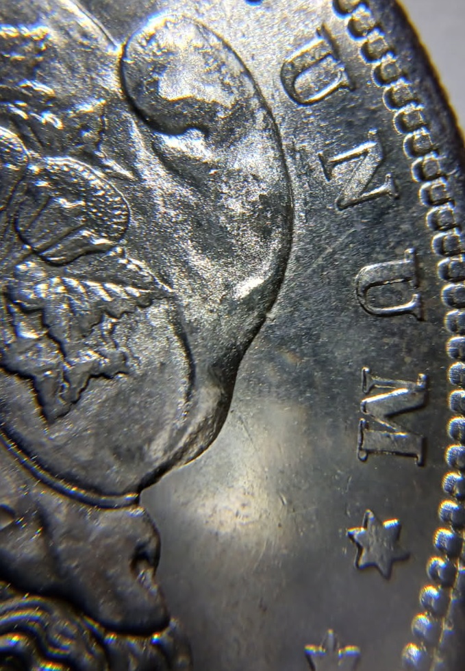 1881-S-Morgan-Dollar:-Heavy-Die-Chips-On-Date-&-Stars-/-Light-Doubling-To-Some-Stars/Letters