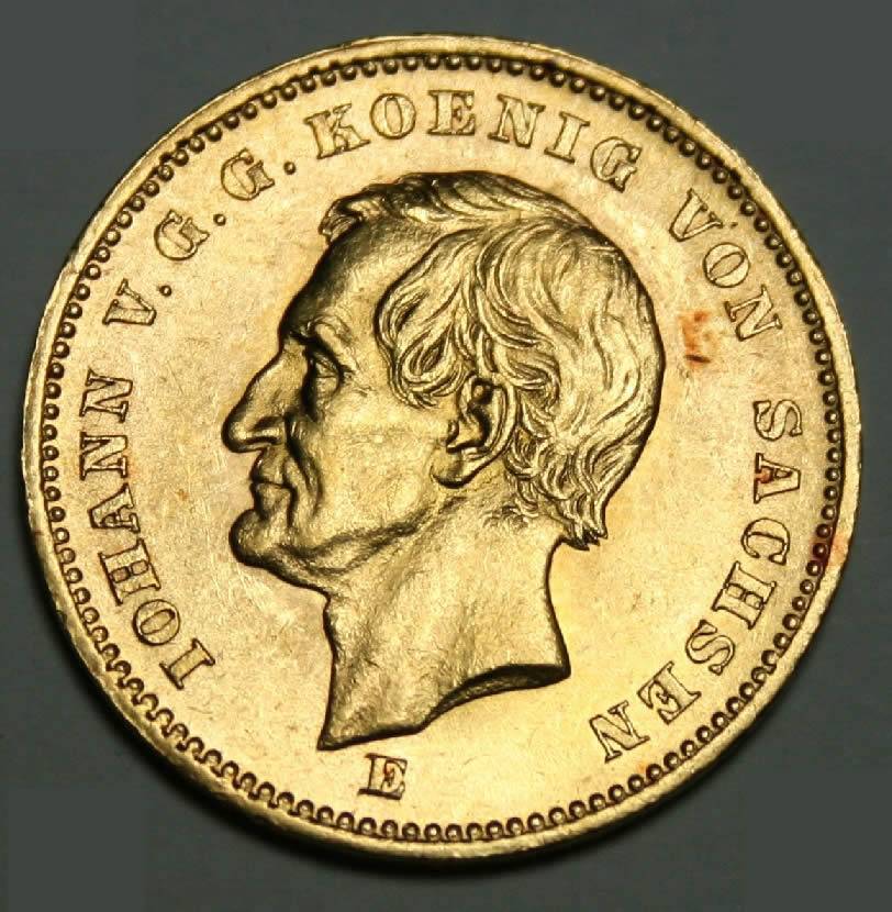 20-Mark-Saxony-Germany-1872
