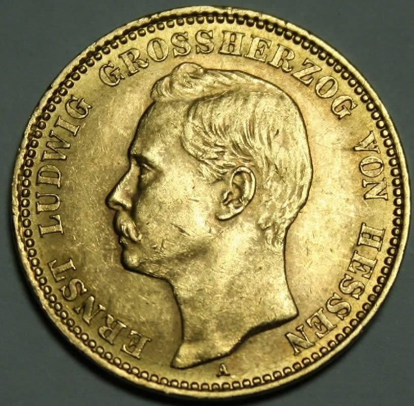 20-Mark-Hessen-Germany-1911
