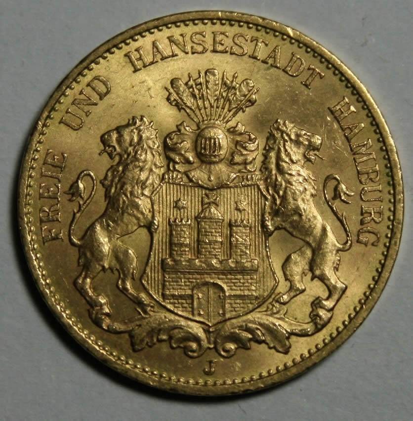 20-Mark-Hamburg-Germany-1913