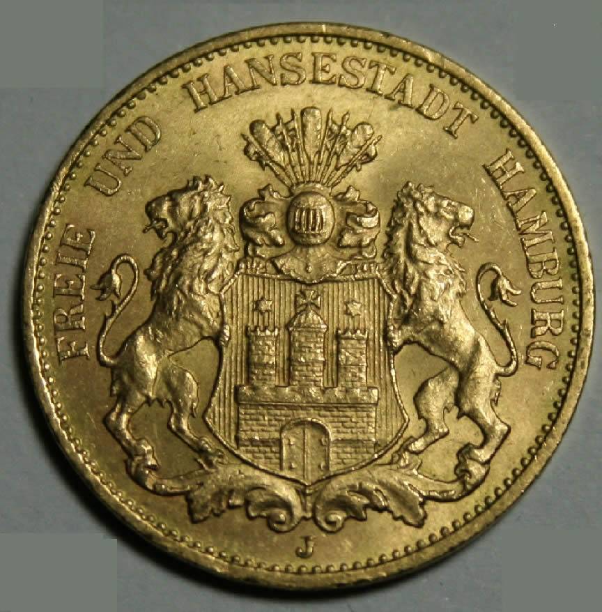 20-Mark-Hamburg-Germany-1913