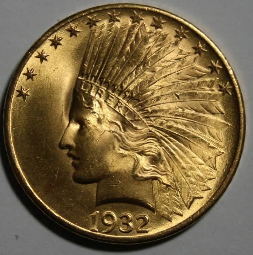 1932-10-Dollar-Gold-Indian-Head