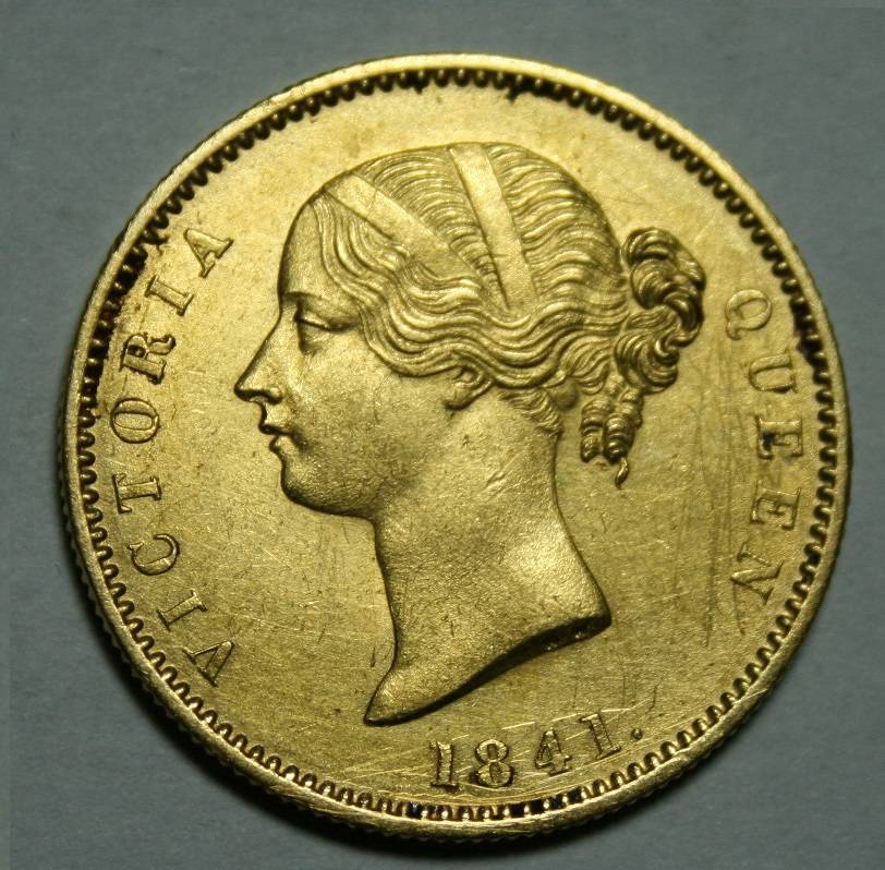 Your-Opinion:--1-Mohur-1841-Queen-Victoria
