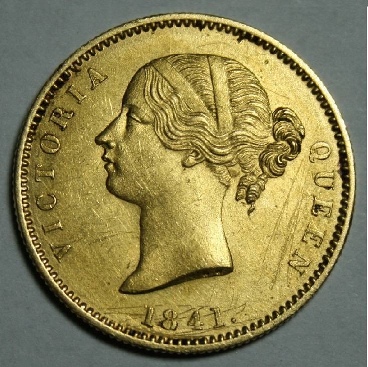 Your-Opinion:--1-Mohur-1841-Queen-Victoria