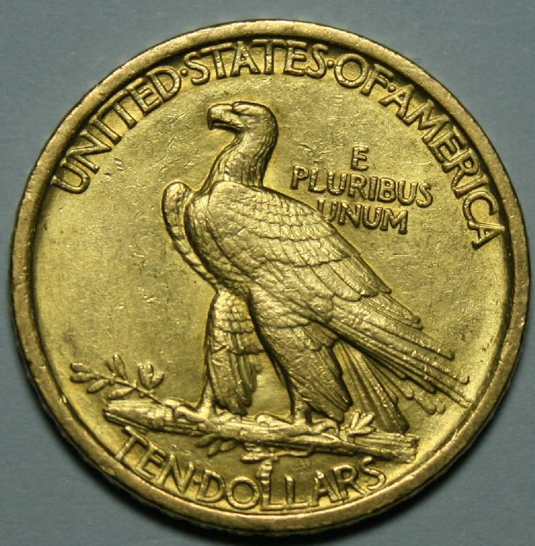 Your-Opinion:-10-Dollar-1908-Indian-Head-No-Motto