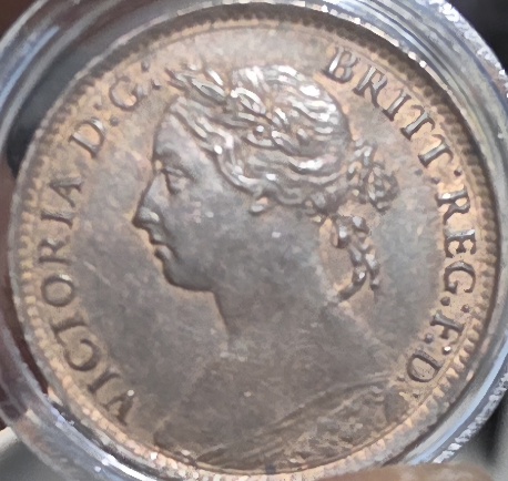 1893-UK--Farthing--Victoria--Grade-Please