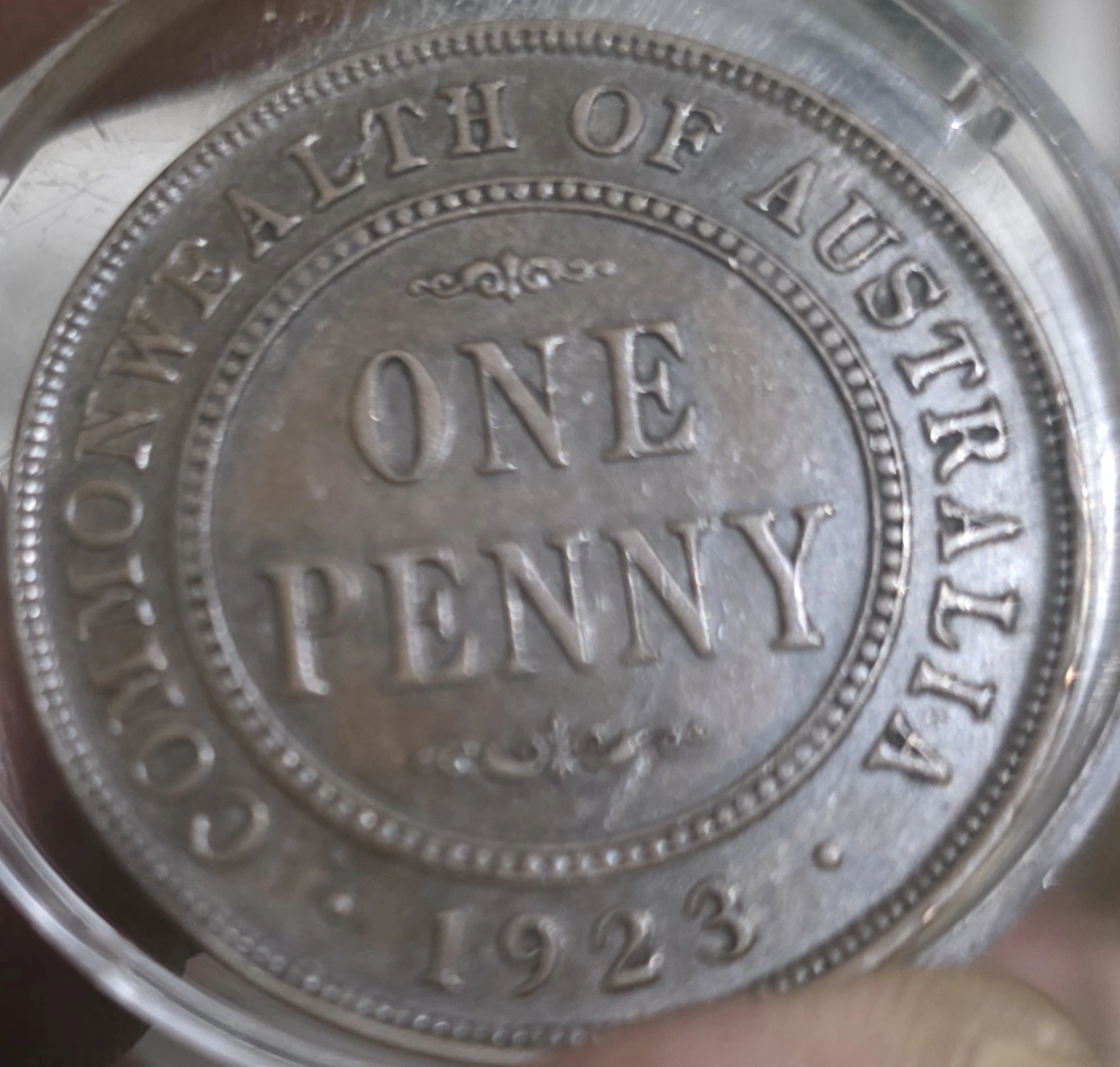 1923-Australian-Penny-With-Big-Die-Crack-Through-King-George's-Name