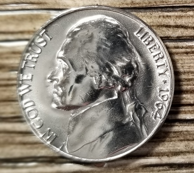 A-Beautiful-Circulated-1964-D-Nickel