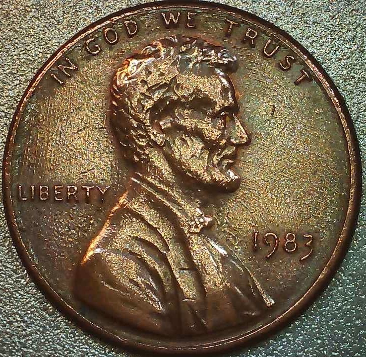 1983-P-Coin-W/-Two-Nice-Die-Cracks