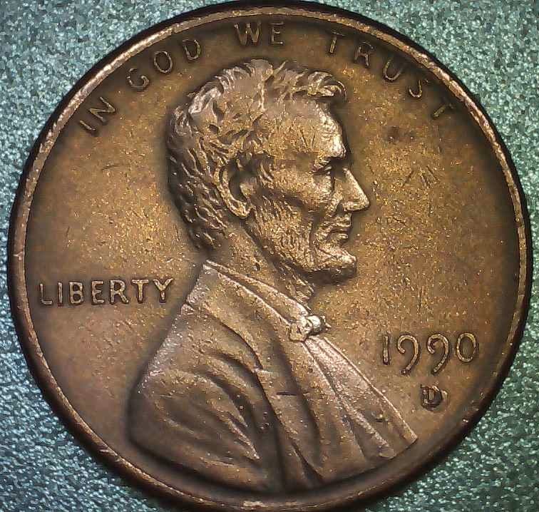 1990-D-Lincoln-Cent-With-A-RPM