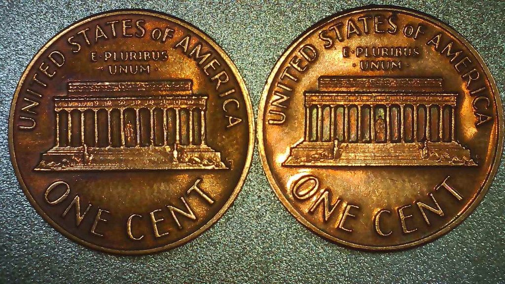 1972-S-Lincoln-Memorial-Cent-Shiny-Finish-On-Fields