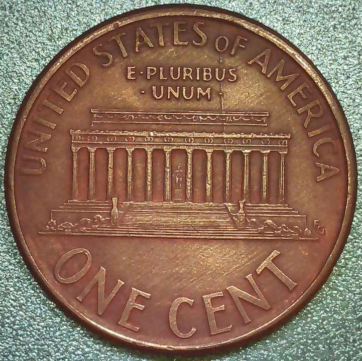 1999-P-Lincoln-Memorial-Cent-W/Die-Crack