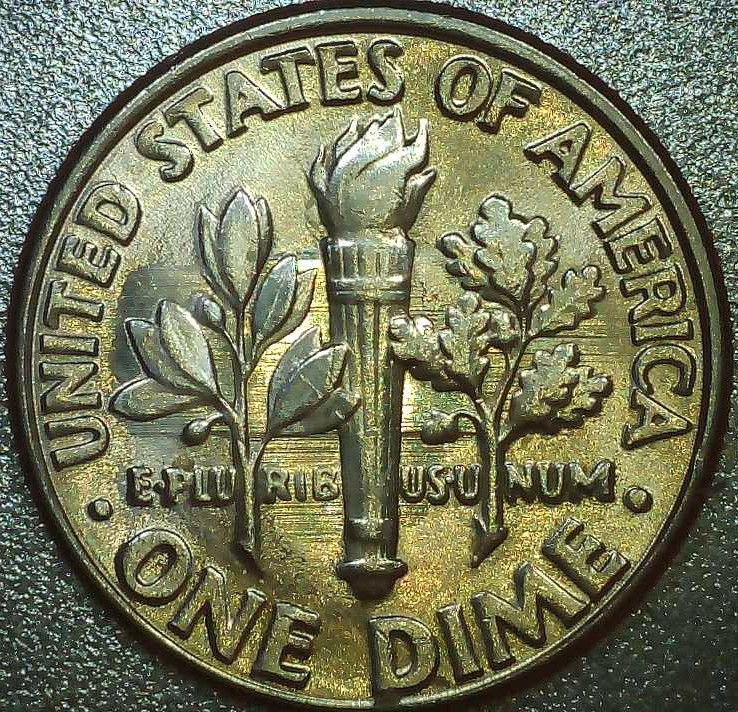 1998-P-Roosevelt-Dime-W/-Lines-On-Reverse