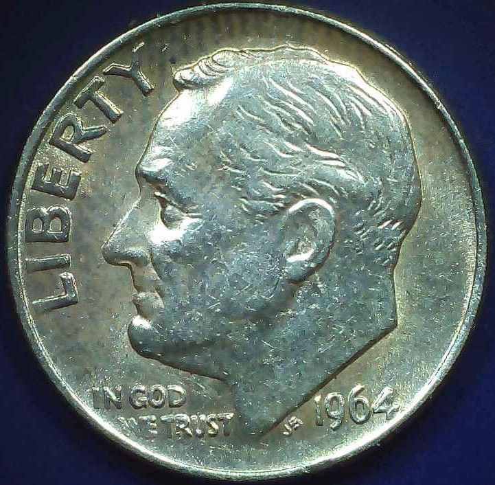 1964-Silver-Roosevelt-Dime