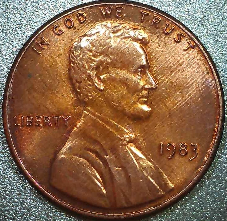 1983-P-LMC-Zinc-With-Die-Cracks-And-Goodies