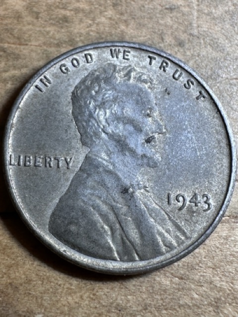 1943-Steel-Cent,-Extra-Cud?