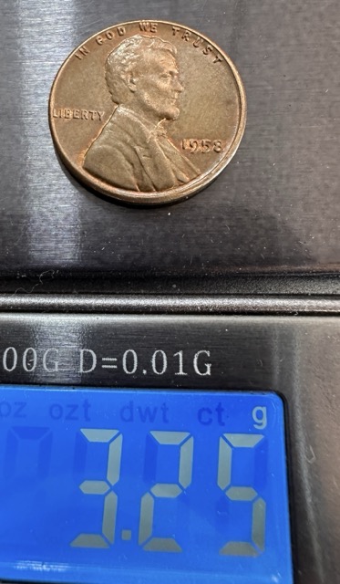 1958-Lincoln-Cent-Overweight