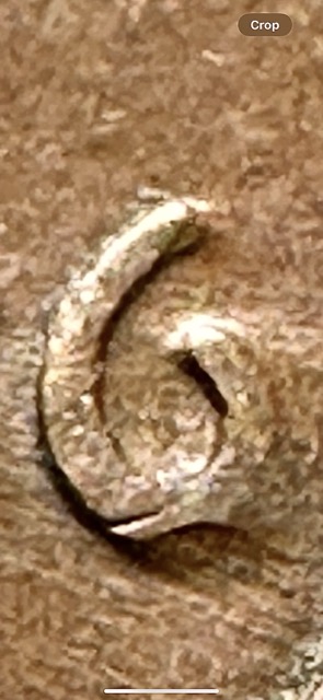 1956-Lincoln-Cent--Cracked-Skull,-Huge-Die-Chip-