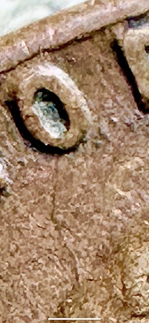 1956-Lincoln-Cent--Cracked-Skull,-Huge-Die-Chip-