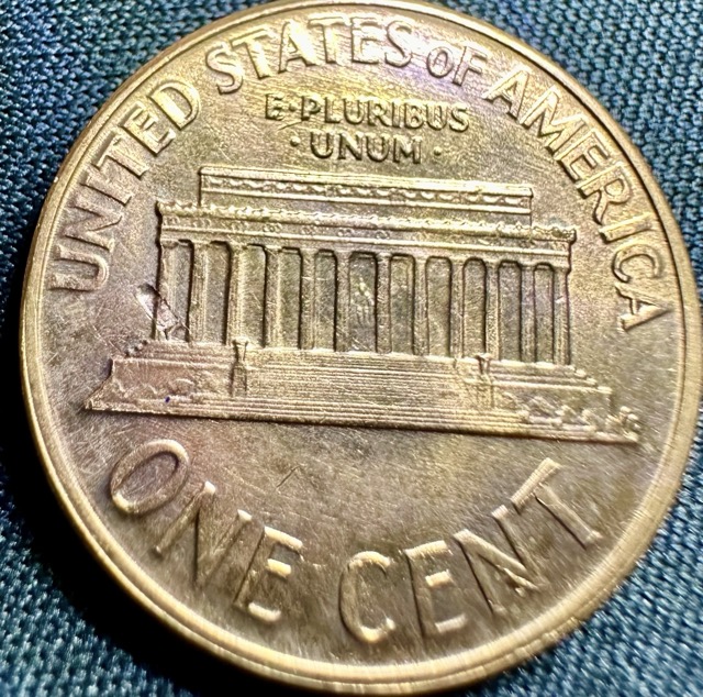 1960-D-Lincoln-Cent-Bie,-Cracked-Skull,-Die-Chips--And-Fold-Over-Lamination?