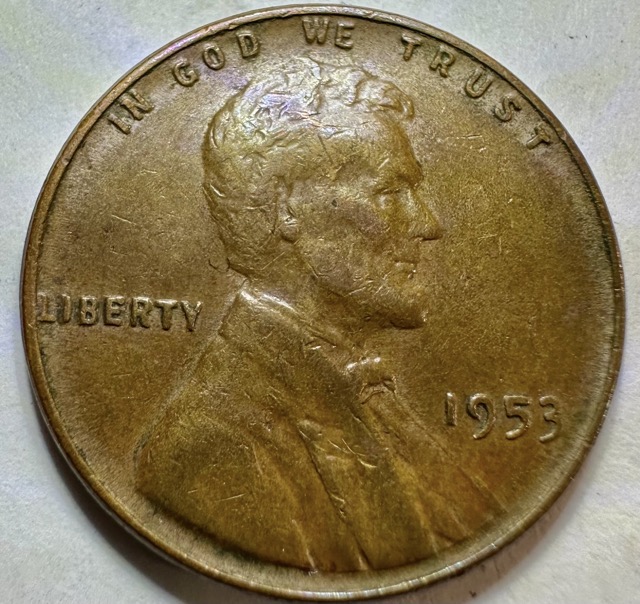 1953-Lincoln-Cent--Pre-Cud?