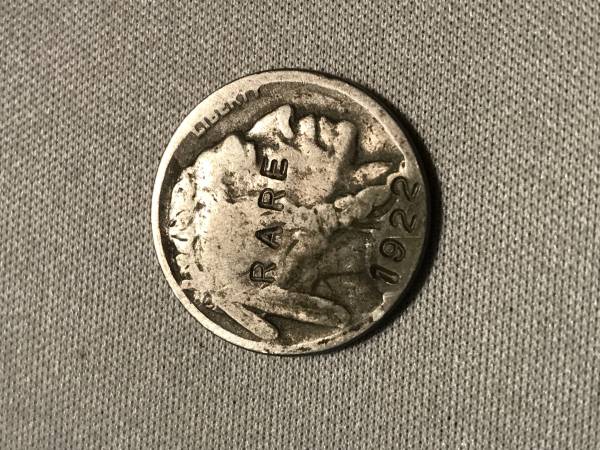 1909-S-VDB-Buffalo-5c-&-Rare-1922-Buffalo-5c
