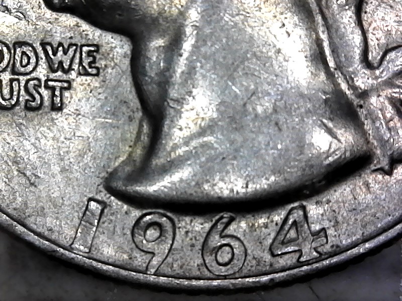 1964-Washington-Quarter-Possible-Error-DDR-On-Letters