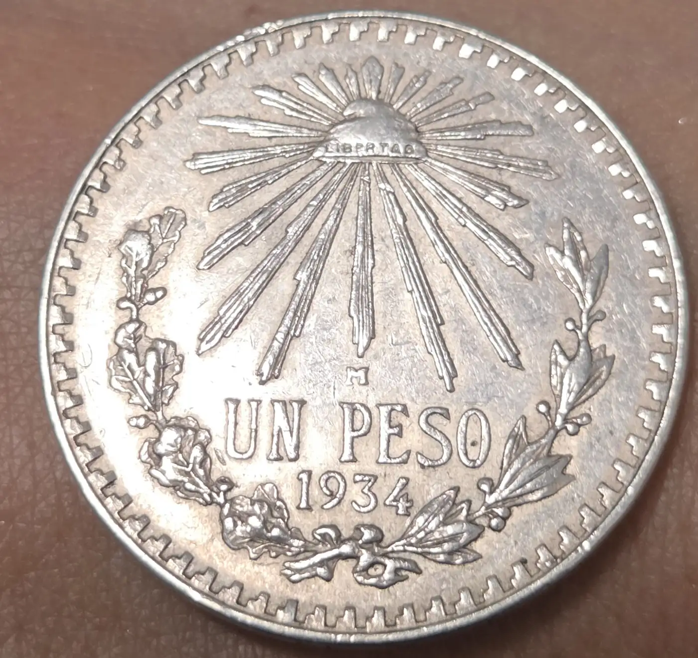 1934-M-Mexican-Silver-Un-Peso